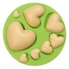 ES 1520 Love hearts round Silicone Molds for Fondant Cake Decorating