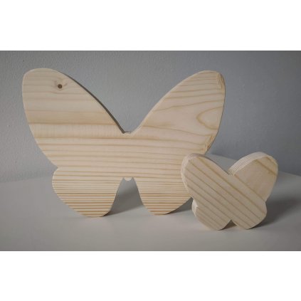 Motýl - dřevěná dekorace (Dopňující stojánek S, Velikost M)