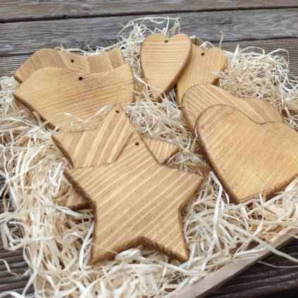 dřevěný perníček medový větší