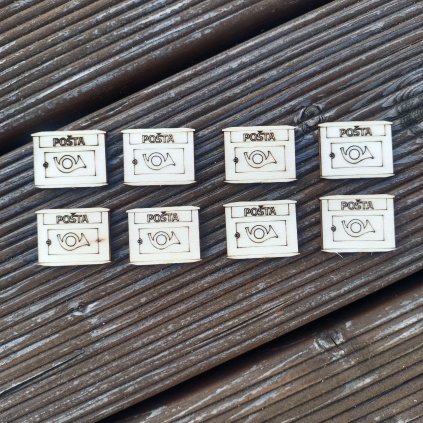 osm dřevěných tabulek schránka - k tvoření