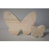 Motýl - dřevěná dekorace (Dopňující stojánek S, Velikost M)