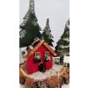 2055 5 domecek s kominkem na kulatine 3 malovany