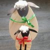 Ovečka z vejce - DIY sada (Zvířátka papír + dřevo DIY S)