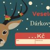 dárkový poukaz se sobem - čtverec