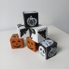 halloweenské pexeso - malované kostky v pyramidě