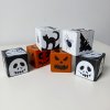 halloweenské pexeso - barevné kostky s motivy
