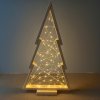 dřevěný stromek s LED světly - 3 stupně