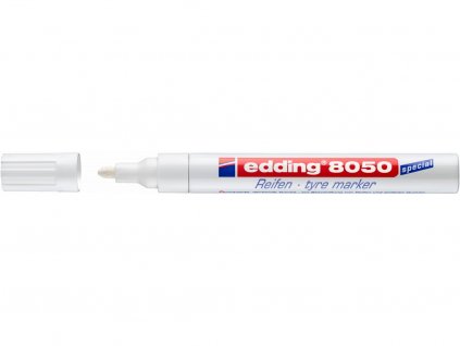 6533 2 edding 8050 popisovac pneumatik barva bily