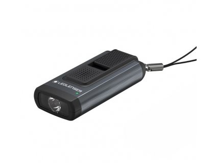 5 svítilna na klíče s osobním alarmem Ledlenser K6R stříbrná