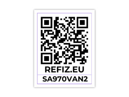 identifikacni qr kod white