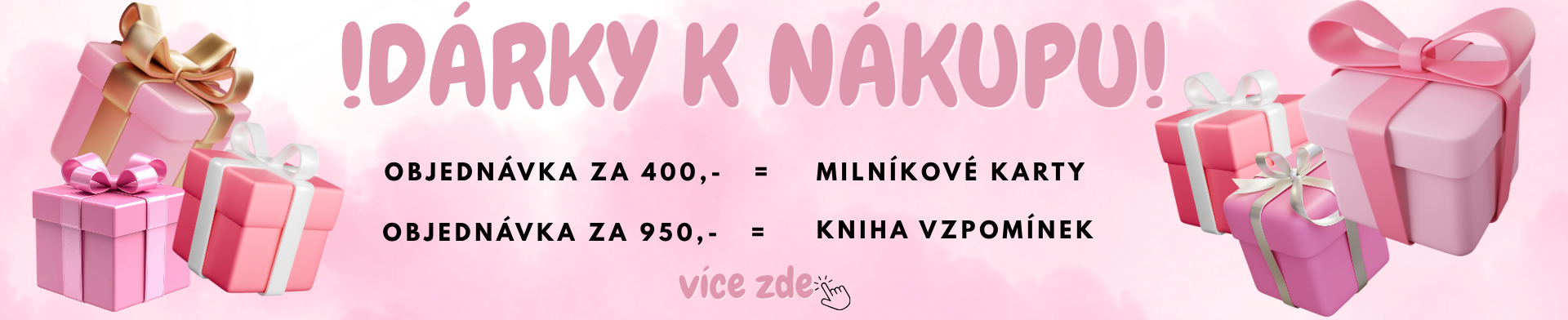 DÁRKY K NÁKUPU