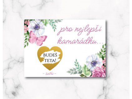 Ot pro nejlepši kamaradku motyl setreno