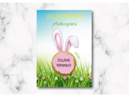 jarní velikonoční stírací los čekáme miminko 1