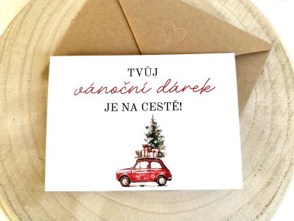 Přání s ultrazvukem "dárek je na cestě" II.