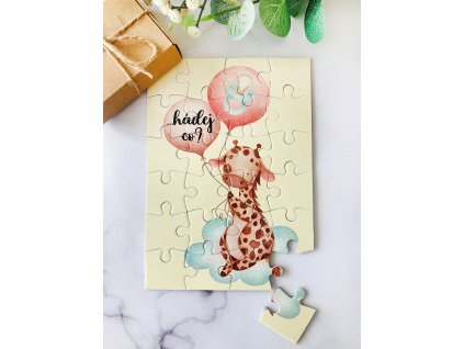 puzzle OT žirafka