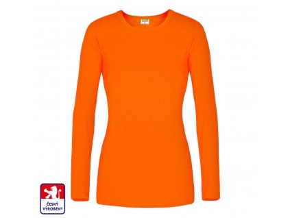 Woman Classis long orange front O3