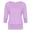 bambusovy top netopyr svetly lila 3 4 rukav volny strih damsky – kopie