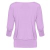 bambusovy top netopyr svetly lila 3 4 rukav volny strih damsky (2) – kopie