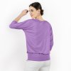 bambusovy top netopyr tmavy lila 3 4 rukav volny strih damsky (4) – kopie