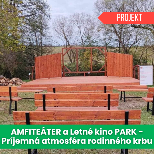 AMFITEÁTER a Letné kino PARK - Príjemná atmosféra rodinného krbu