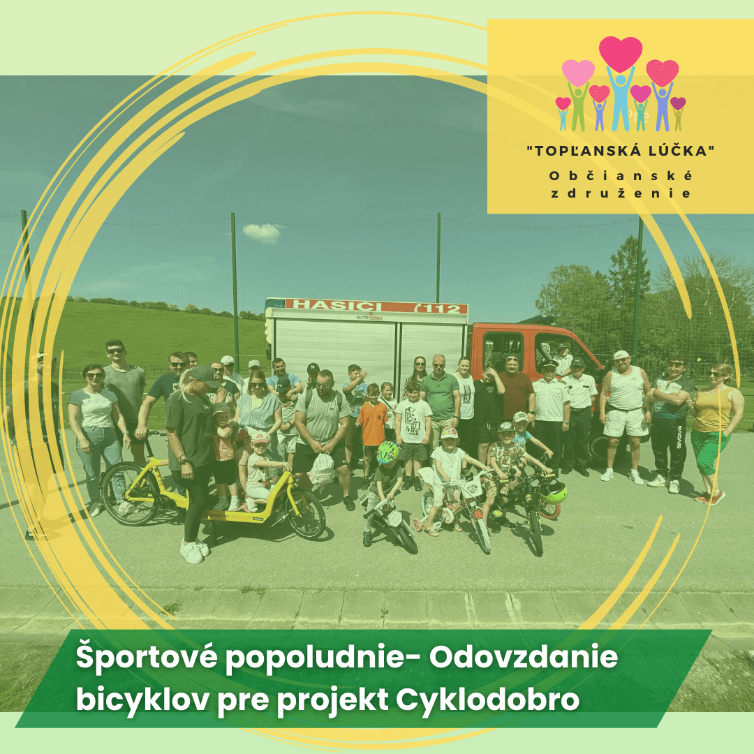 Workshop s OZ OKOLO a slávnostné odovzdanie bicyklov pre projekt cyklodobro