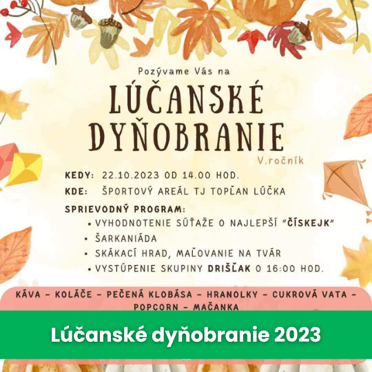 Lúčanské dyňobranie 2023