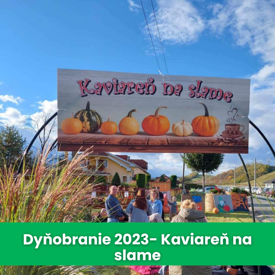 Dyňobranie 2023- Kaviareň na slame