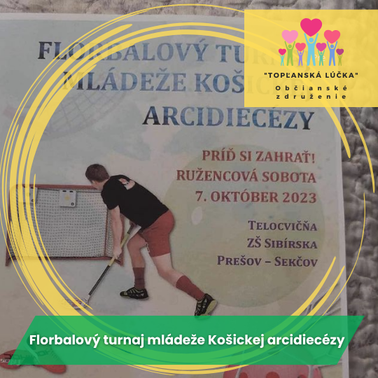 Florbalový turnaj mládeže Košickej arcidiecézy