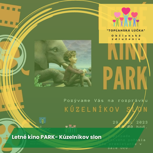 Letné kino PARK- Kúzelníkov slon