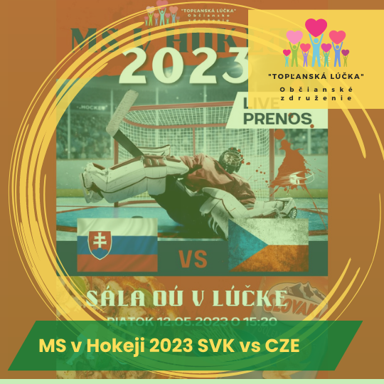 MS v Hokeji 2023 Slovensko vs Česko