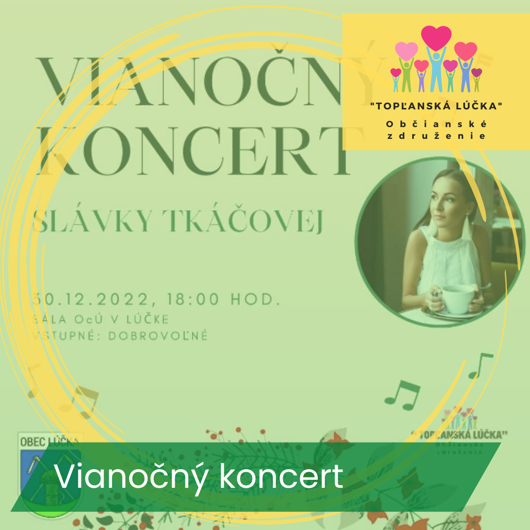 Vianočný koncert Slávky Tkáčovej