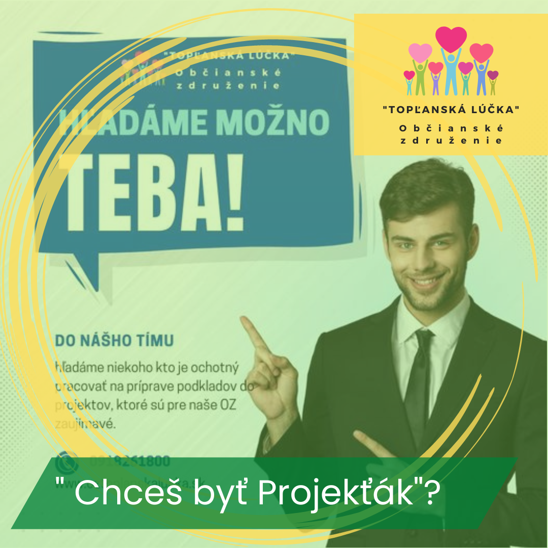 Hľadáme dobrovoľníka na pomoc s podávaním žiadostí pre projekty