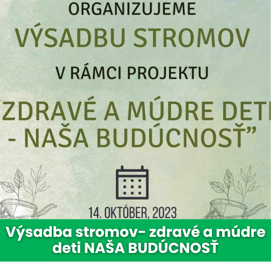 Výsadba stromov-