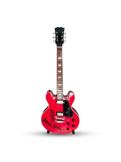 Mini kytara Ozzák Red – sběratelská figurka