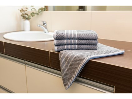 osuška ELEN světle šedá