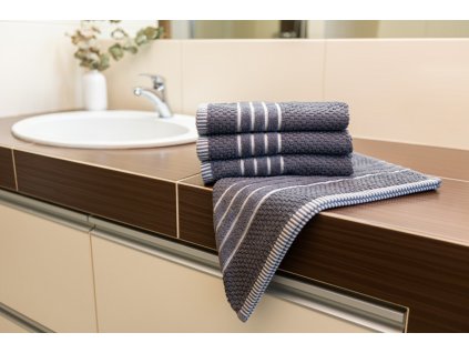 ručník ELEN tmavě šedá