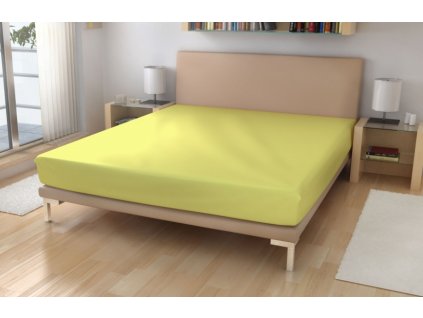 prostěradlo froté č.4 světle žlutá