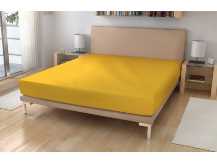 prostěradlo froté č.7 žloutková