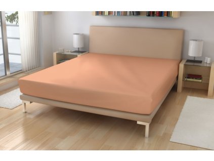 prostěradlo froté č.13 lososová