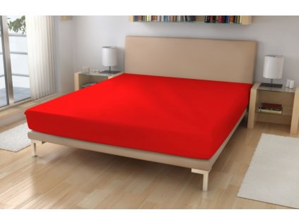 prostěradlo froté č.26 červená