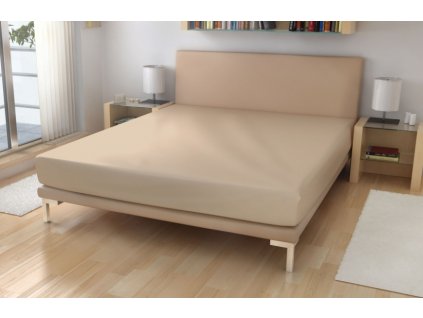prostěradlo froté č.57 světle béžová