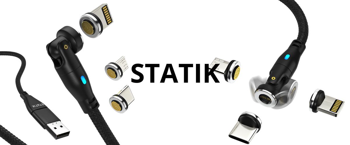 Magnetický USB kabel Statik nyní i s přenosem dat!