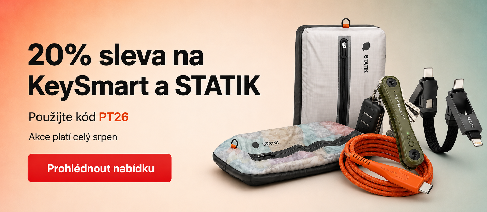 Akce 20% na Statik a Keysmart