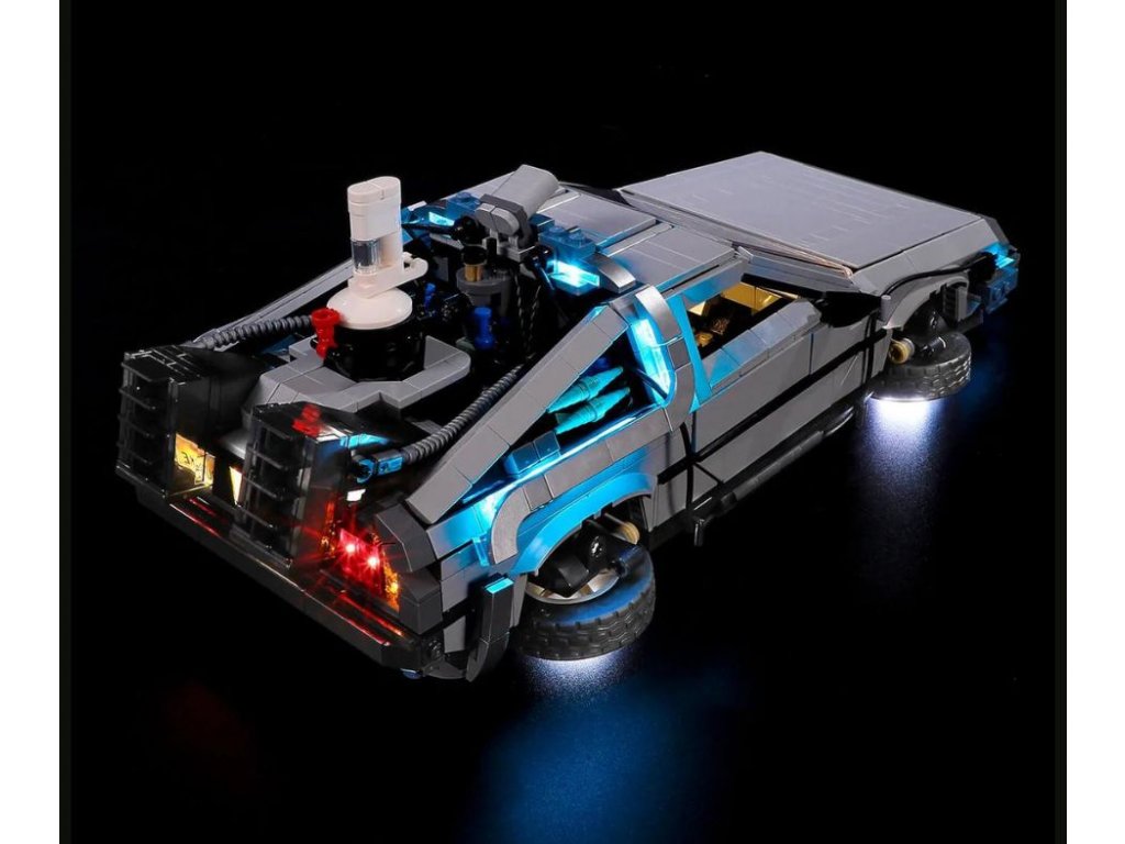 Podstavec pro LEGO® set 10300 Stroj času z Návratu do budoucnosti - 24BRICK