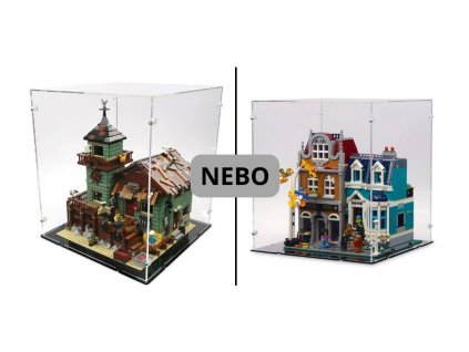 Box pro LEGO® Knihkupectví a Starý rybářský obchod