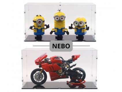 Box pro LEGO® Ducati Panigale V4 R a Mimoni a jejich doupě