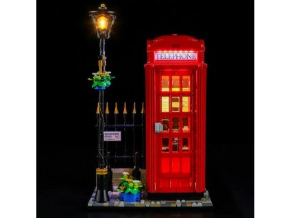 Osvětlení BX pro LEGO® Červená londýnská telefonní budka (21347)