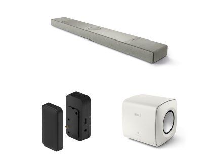 Bundle KEF XIO silver + KC62 (2)
