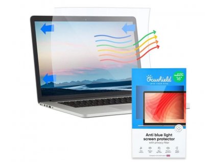 Fólie Ocushield s blue light filtrem pro MacBook Pro 16