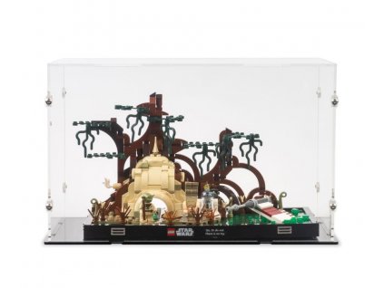 Displej box pro LEGO® Jediský trénink na planetě Dagobah™ – diorama (1)